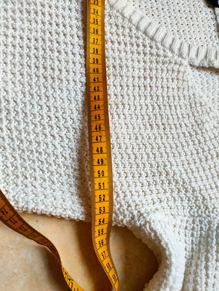 Pull col V hiver blanc taille 38 Jennyfer - photo numéro 9