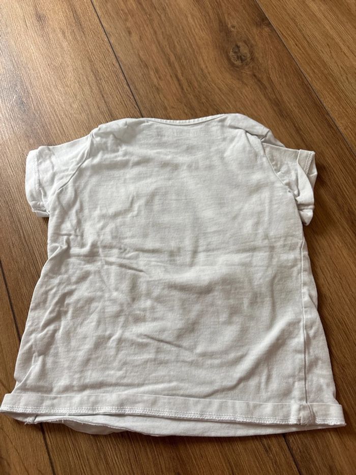 Lot 5 t-shirt manches courtes fille, 2 ans - photo numéro 13