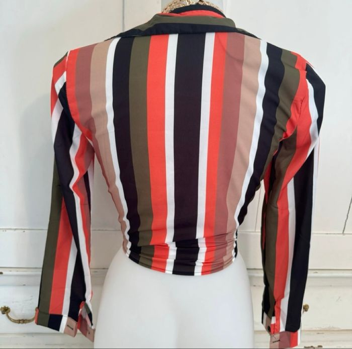 Chemise à rayures multicolores - photo numéro 2