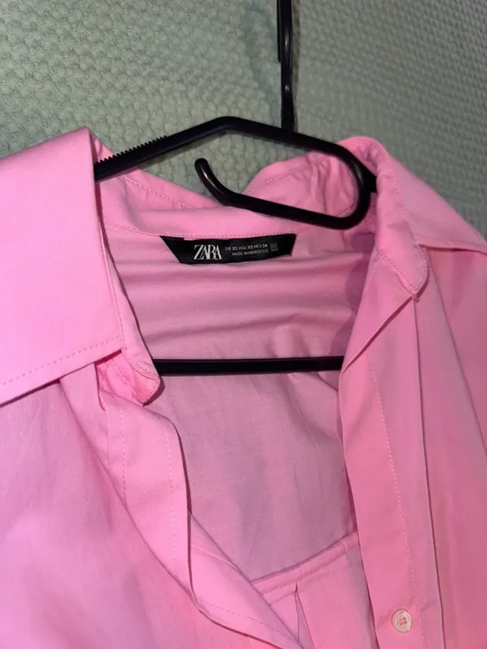 Chemise Zara rose Taille xs - photo numéro 4