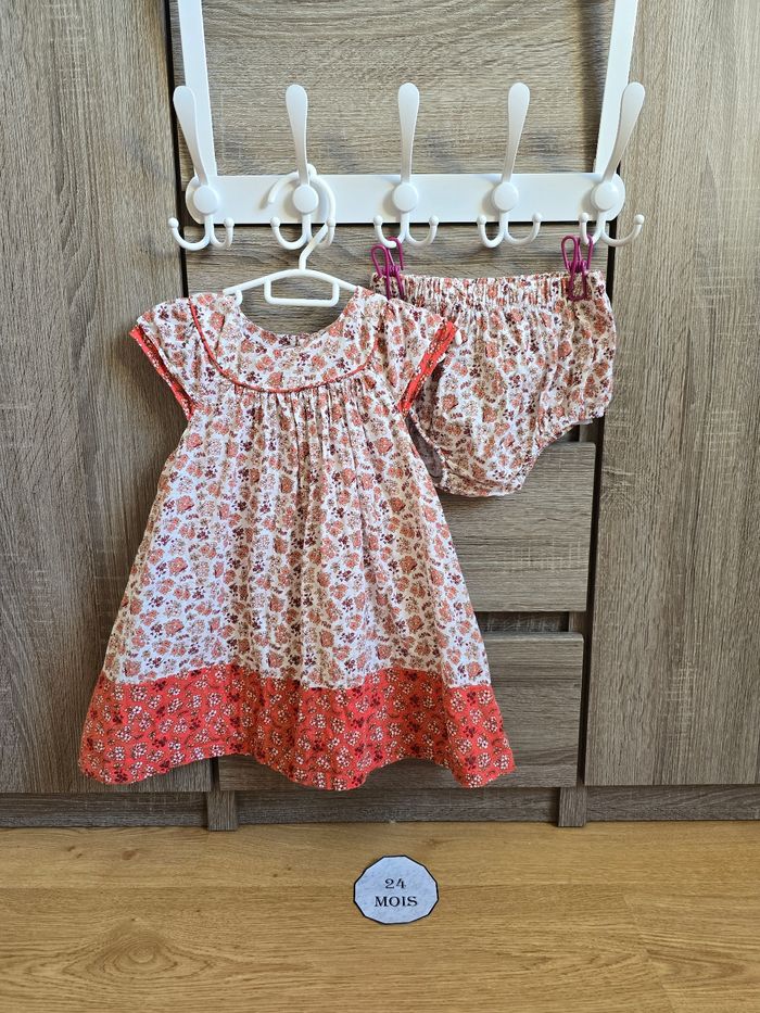 Vêtement Bébé Fille - Robe + Gilet - Sergent Major - 24 mois 86 cm - photo numéro 2