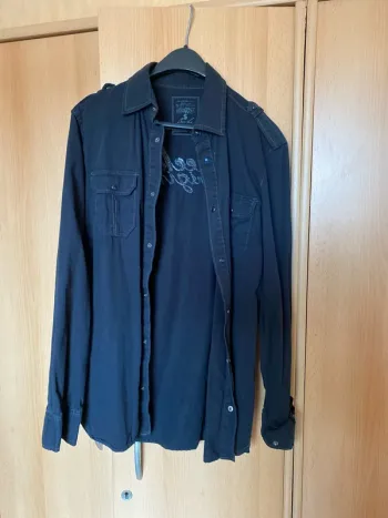 Chemise noire taille S