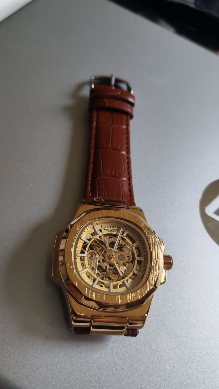 Montre automatique marron - photo numéro 2