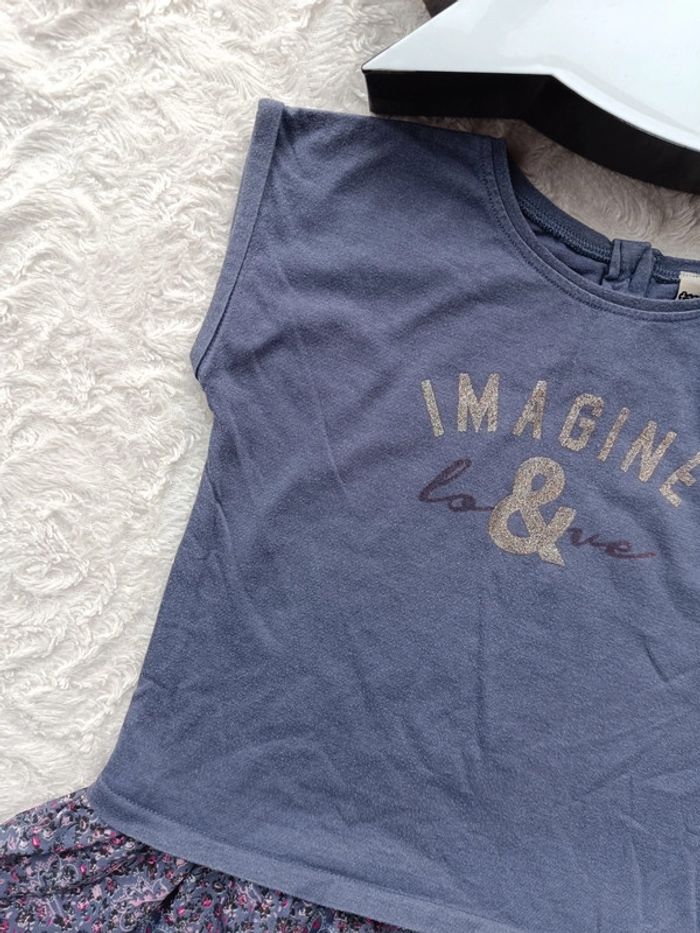 Robe courte manches courtes Fille 5 ans Imagine & Love Tao - photo numéro 3