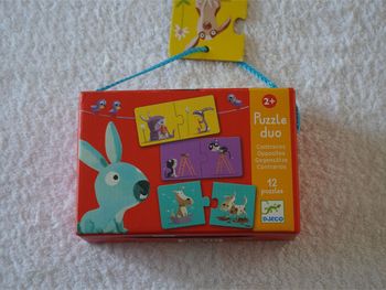 Jeu "Puzzle duo Contraires" Djeco pour enfants (2 ans +)