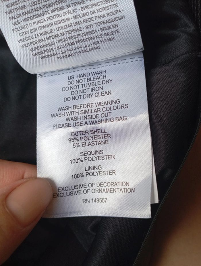 Pantalon noir à sequins - AMISU taille 36 - photo numéro 6