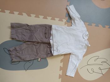 Ensemble 6 mois pantalon t-shirt manches longues