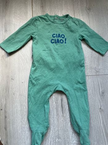 Pyjama vert turquoise 3 mois