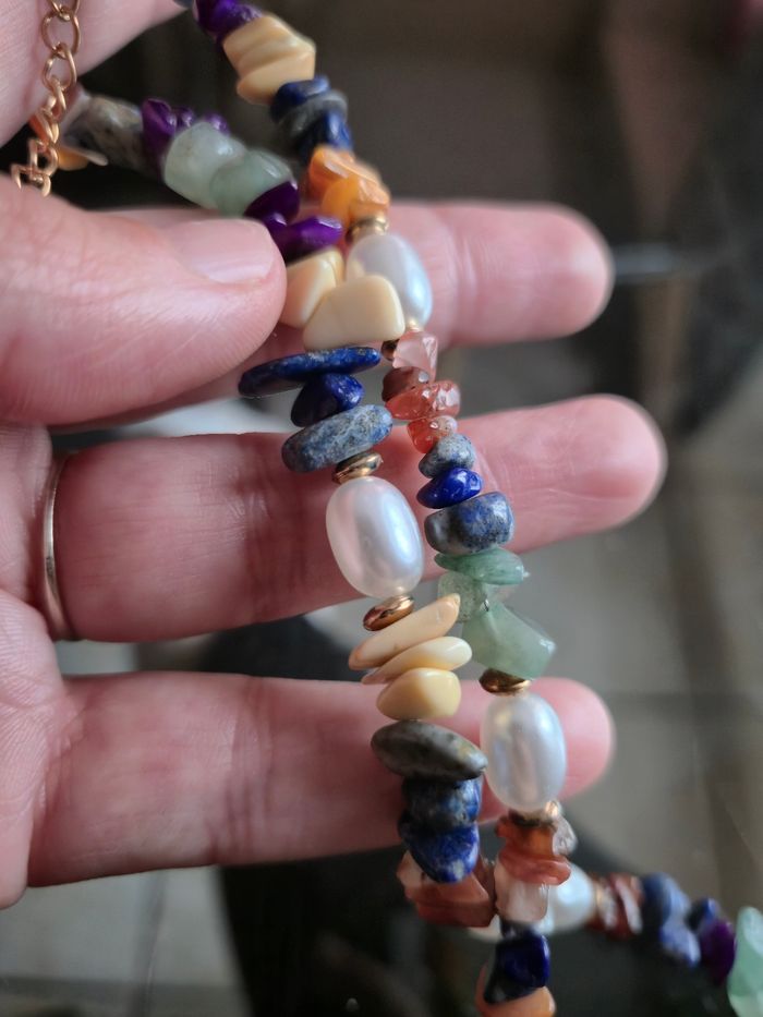 Collier cxl by Christian Lacroix Doré multicolore - photo numéro 3