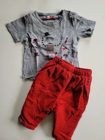 Pantalon + haut 6 mois