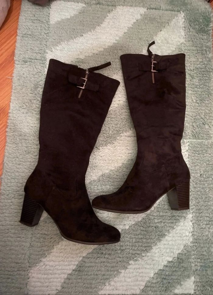 Bottes hautes a talons haut taille 40 parfait état - photo numéro 6