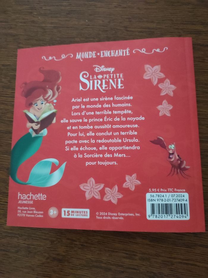 Livre la petite sirene - photo numéro 3