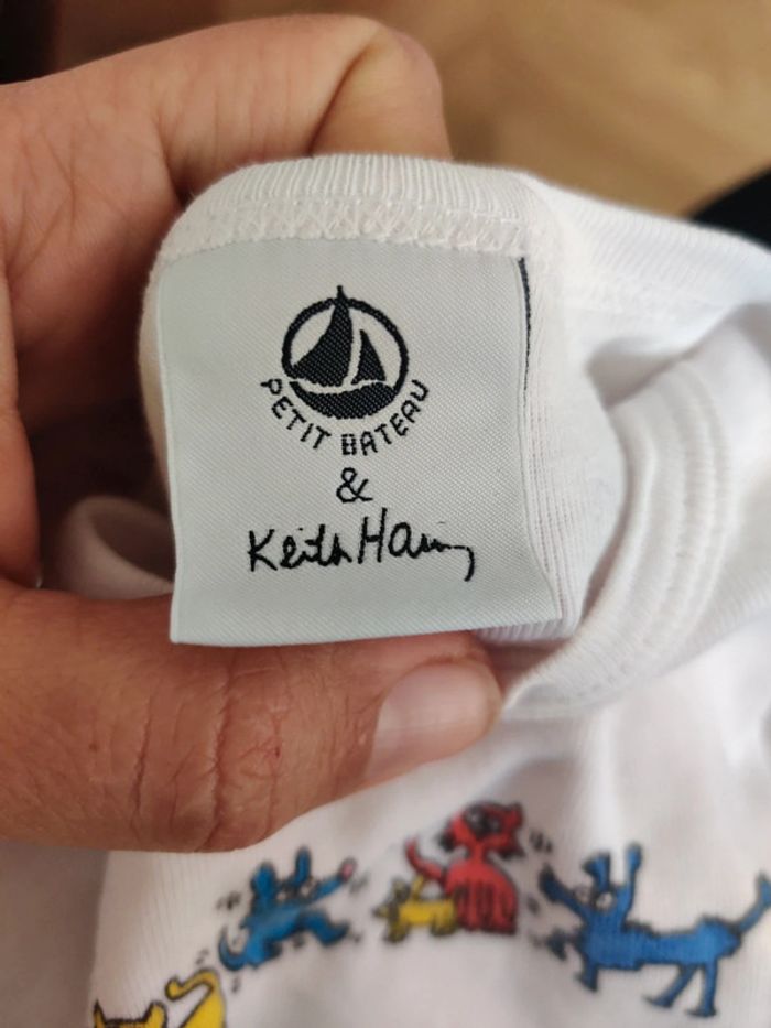 body petit bateau collector Keith Haring - photo numéro 3