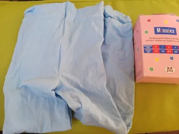 Collant fille fin bleu clair