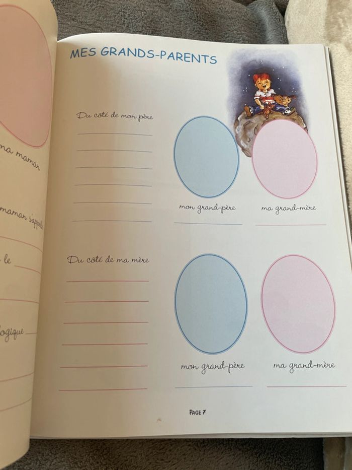 livre le roman de bébé : livre de naissance pour garçon - photo numéro 4