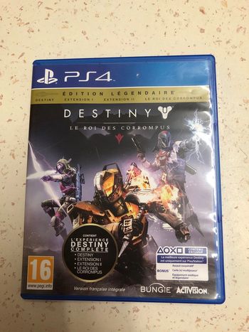 Jeu PS4 Destiny le roi des corrompus