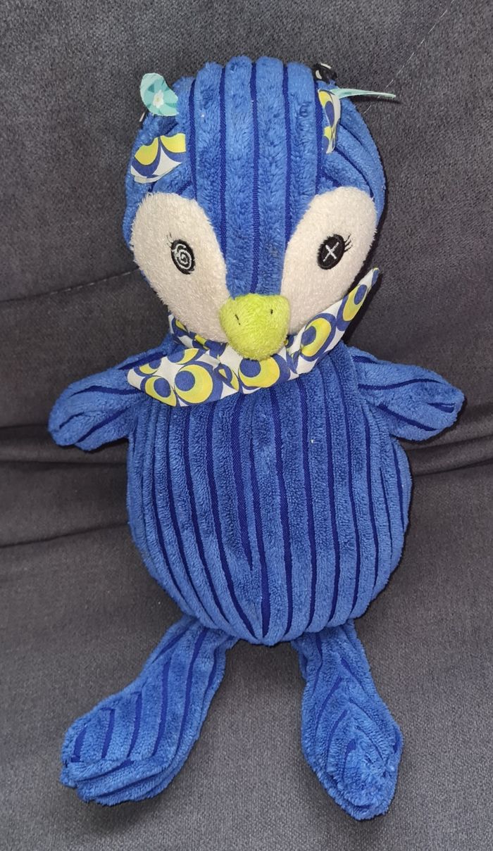 Doudou peluche Frigos le Pingouin - Deglingos