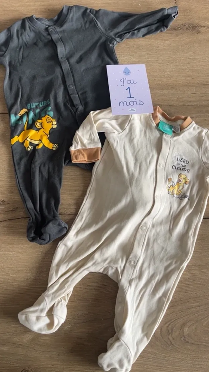 Pyjama léger garçon 1 mois