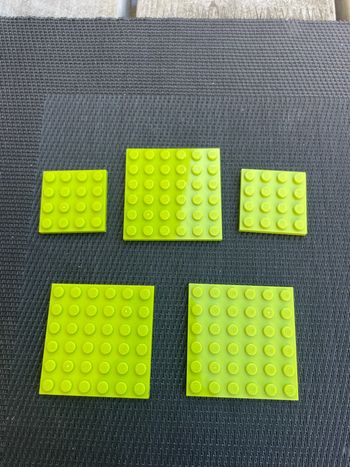 Lego lot vrac petites plaques vert clair officiel pièces détachées caserne star wars Harry Potter