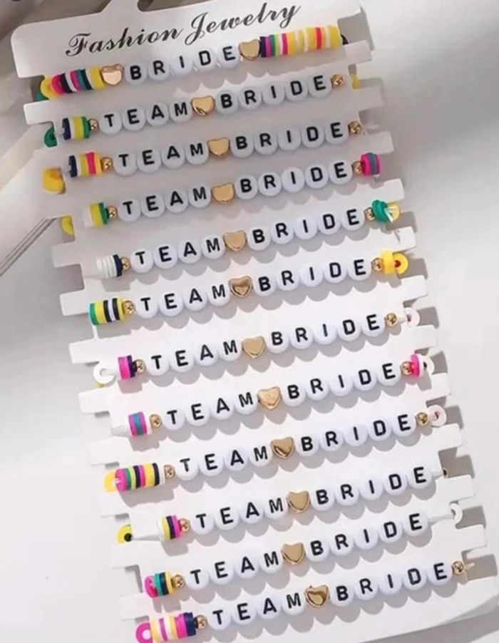 Lot 12 bracelets team bride & bride - photo numéro 4