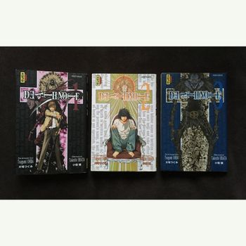 Lot Manga Death Note, Tomes 1+2+3