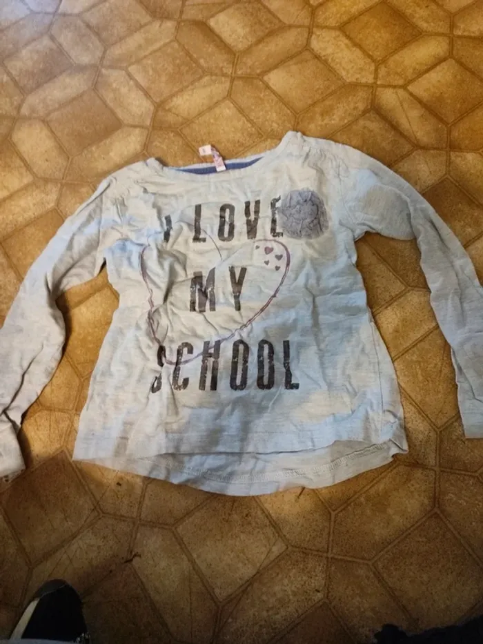 T-shirt manches longues Gémo 6 ans
