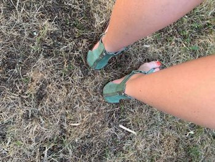 Sandales vertes T39 - photo numéro 3