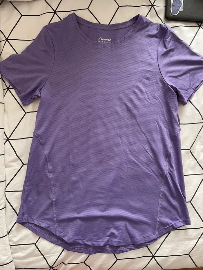 T-shirt de sport violet