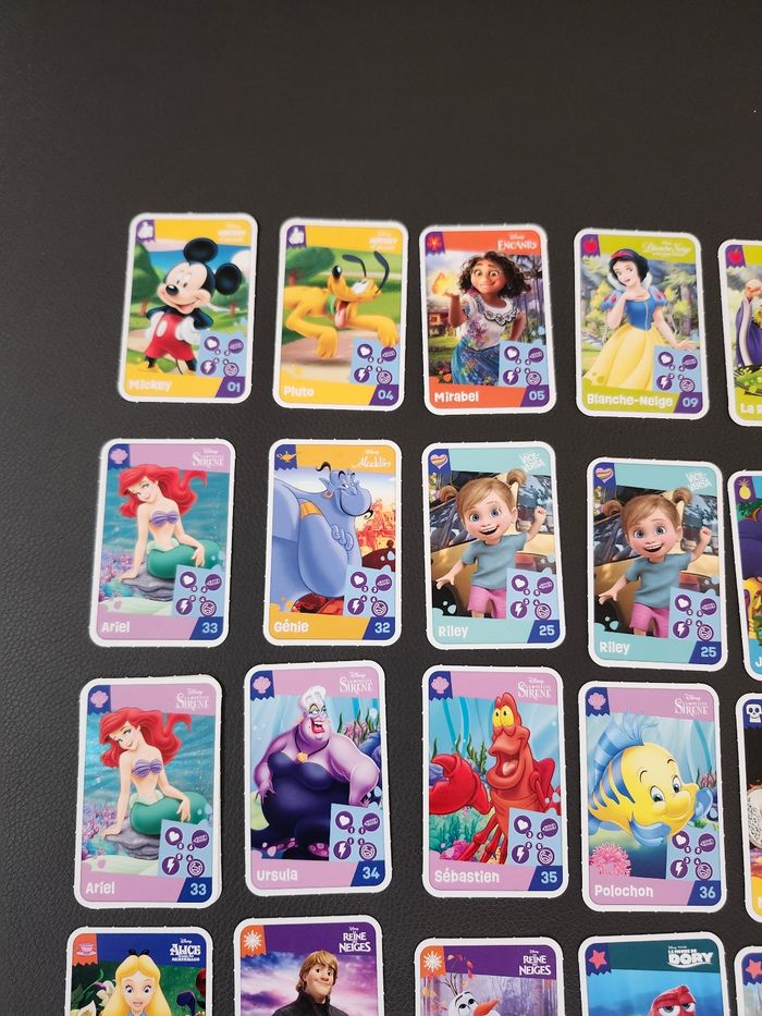 cartes enfant disney pixar lot ou unites jouons rêvons auchan - photo numéro 2