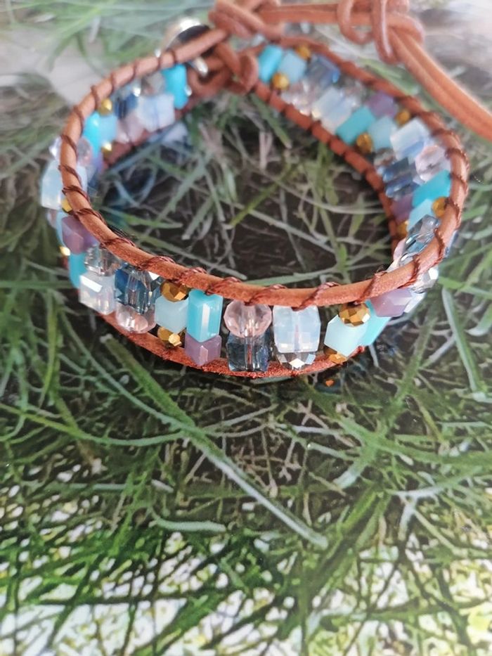 Bracelet en perles de verre