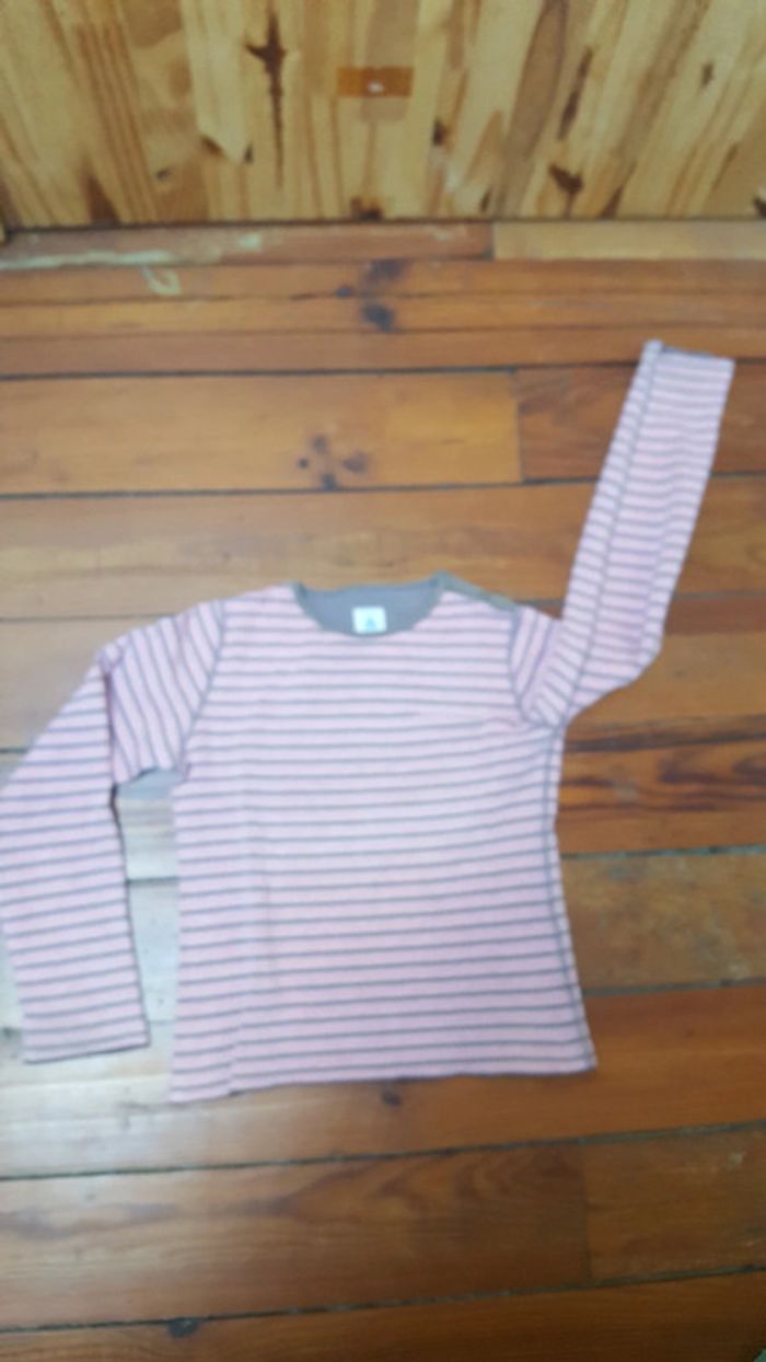 Tshirt marinière manche longues fille