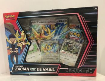 Coffret Zacian-ex de Nabil - Pokémon JCC neuf scellé.
