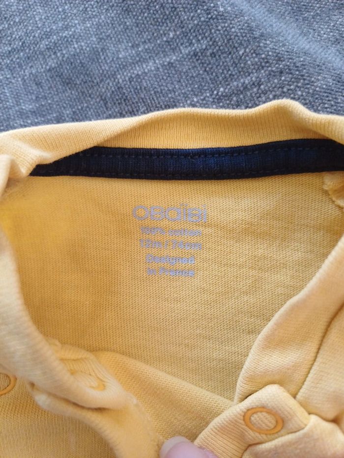 T-shirt manches longues obaïbi 12 mois - photo numéro 4