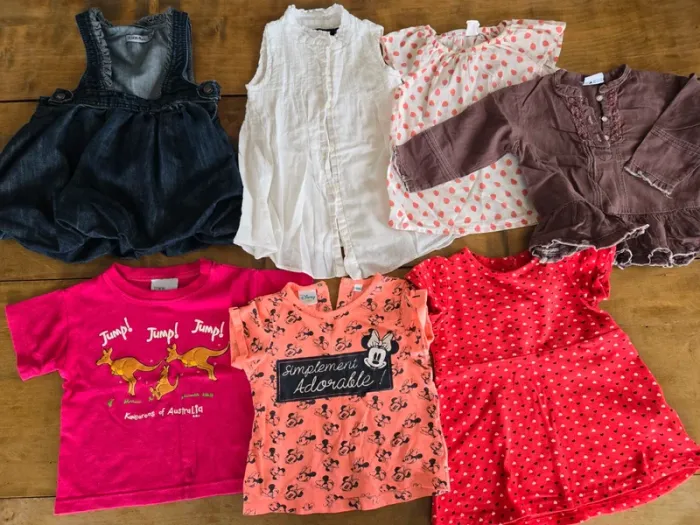 Lot 7 pièces fille 18 mois