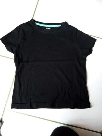 T shirt manche courte noir 4a