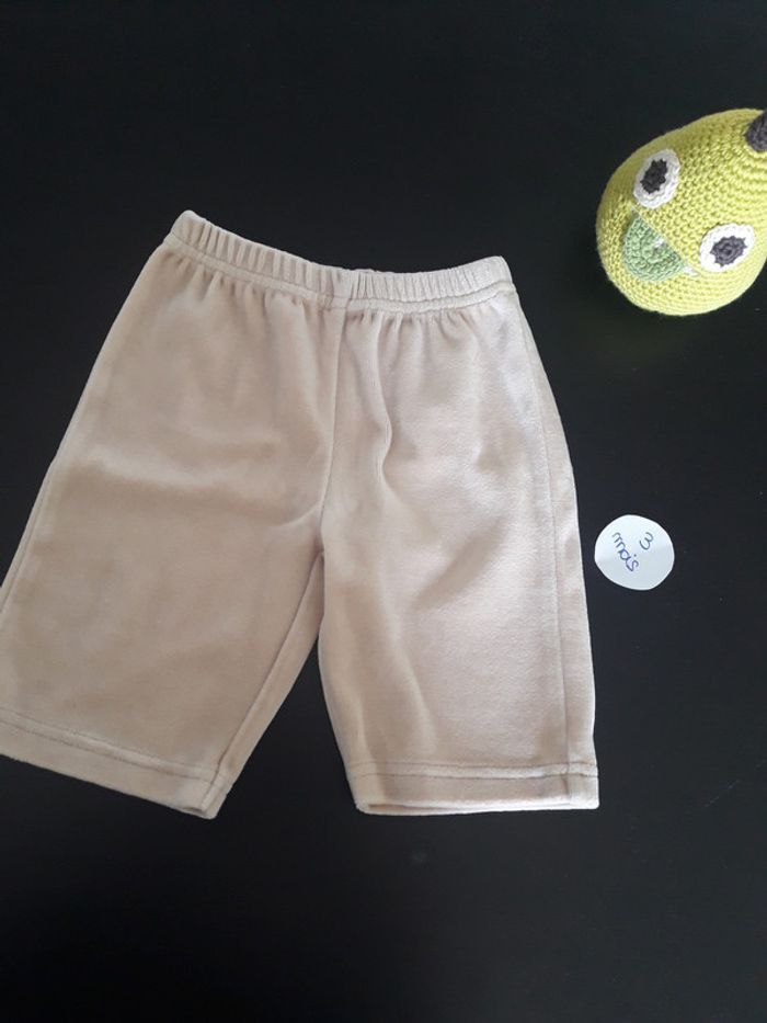 Short velours 3 mois