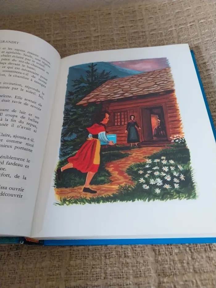 Heidi grandit-Livre Johanna Spyri-Flammarion-France 1958 - photo numéro 3