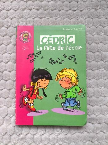Livre la bibliothèque rose - Cédric la fête de l'école