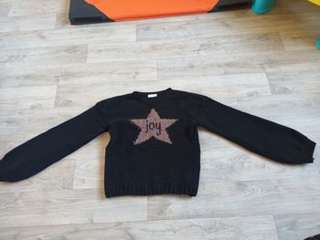 pull fille 10 ans orchestra noir doux hiver