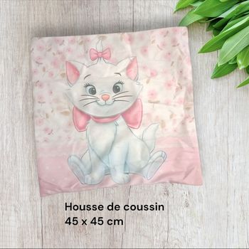 Housse de coussin Marie des Aristochats disney
