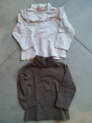 Lot de 2 sous pulls en 12 mois