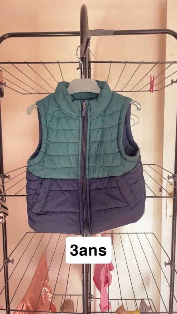 Veste garçon 3ans sans manche