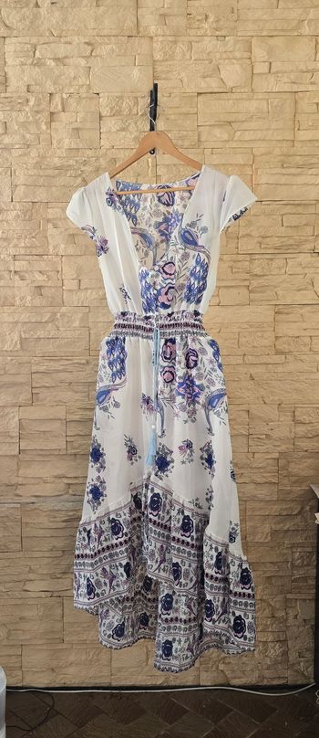 Robe asymétrique longue