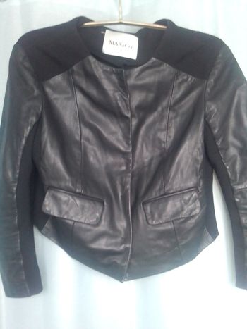 Veste en cuir et coton MAX & CO