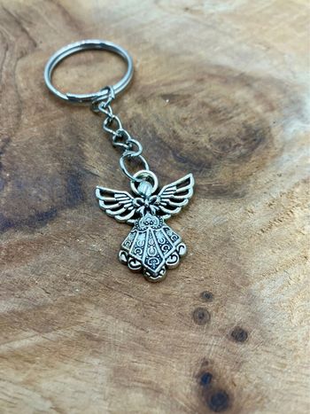 Porte-clés ange, chrétien, charms de sac