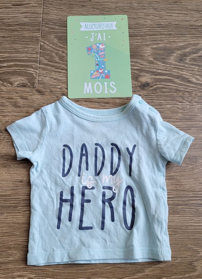 Lot de 2 Tee-shirts 1 mois - photo numéro 6