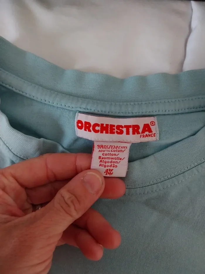 Tee-shirt manche courte garçon 9 ans Orchestra - photo numéro 3