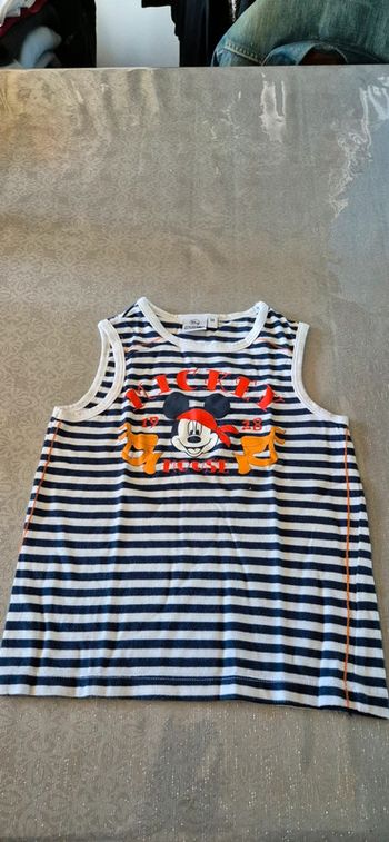 Débardeur mickey pirate disney 4 ans