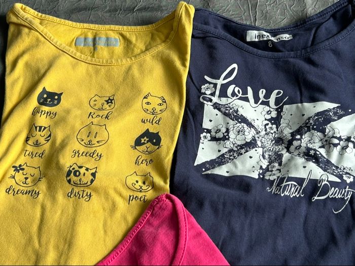 Lot de 5 t-shirts manches longues fille - photo numéro 5