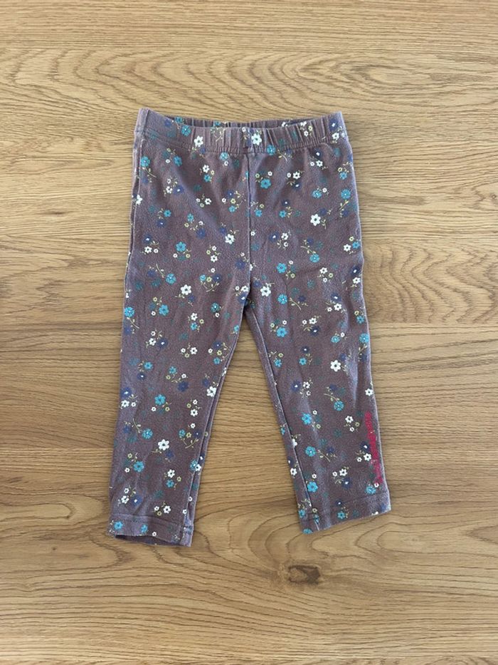 Legging fleuri Lulu Castagnette 18 mois